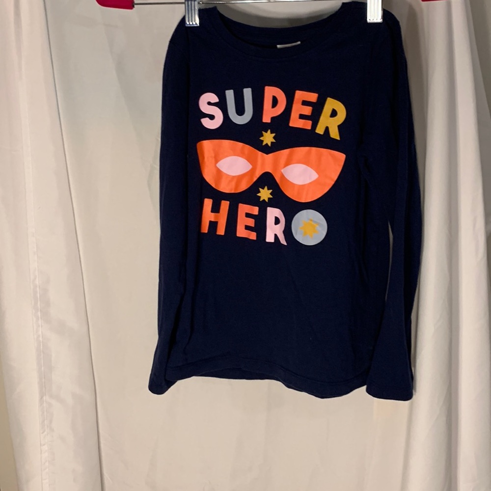 Hanna Andersson Super Hero Soft Long Sleeve Short Size8